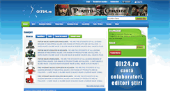 Desktop Screenshot of olt24.ro
