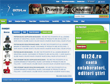 Tablet Screenshot of olt24.ro